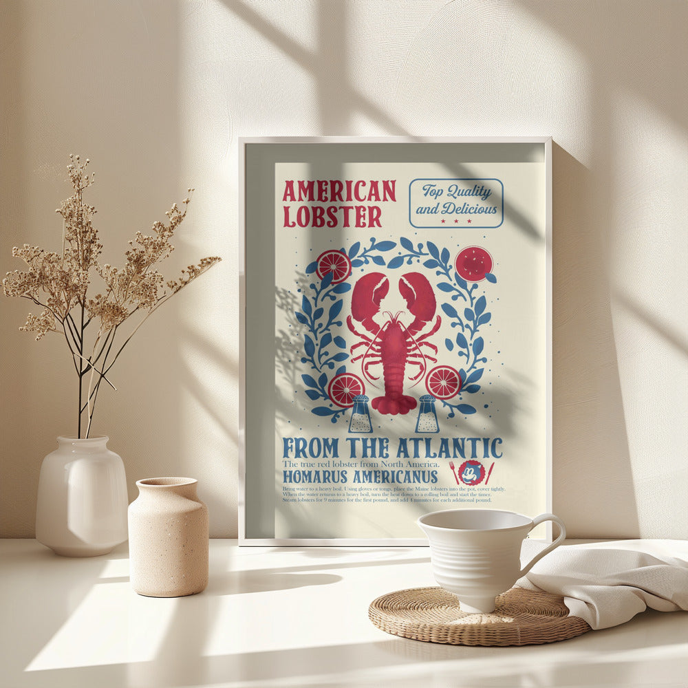 Lobster kitchen print - Poster / Art Print - interiör