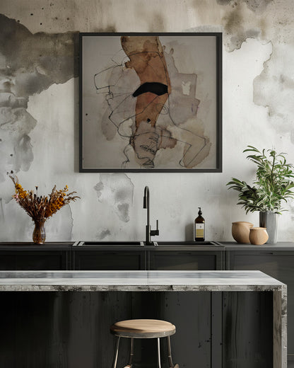 Nude Delight - Poster / Art Print - interiör