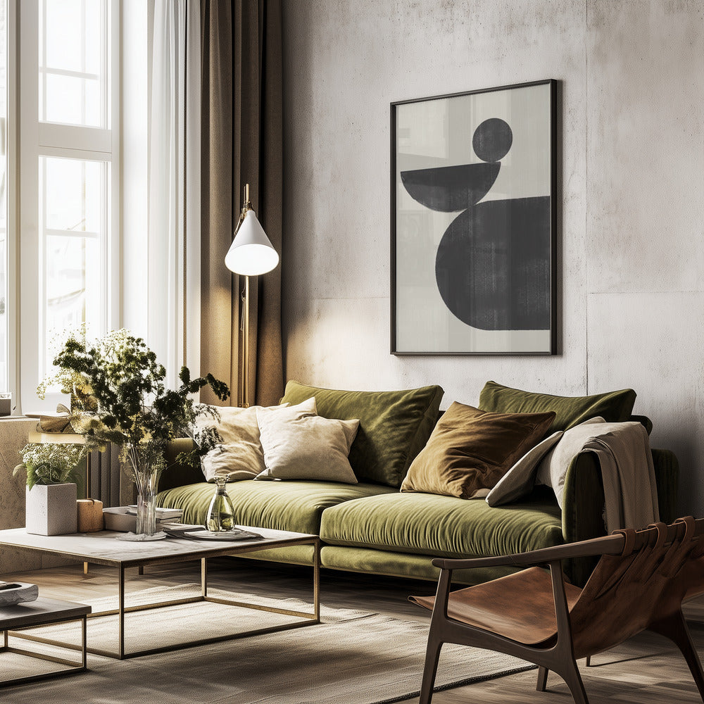 Shape Study No3. - Poster / Art Print - interiör
