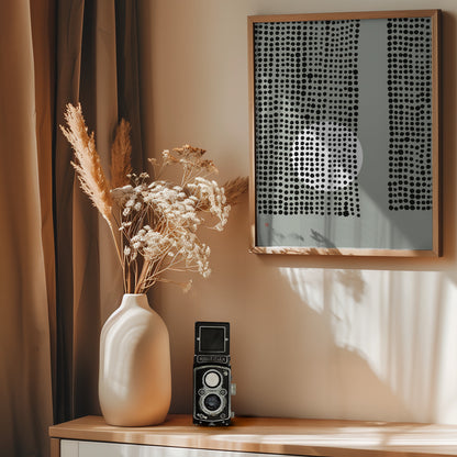 Hidden Moon N°4 | Behind the Curtains - Poster / Art Print - interiör