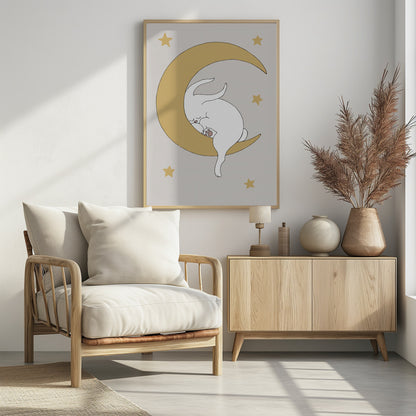 The Rabbit - Poster / Art Print - interiör