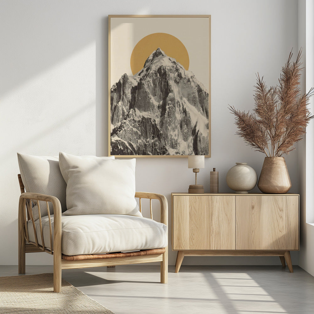 Mountainscape - Poster / Art Print - interiör