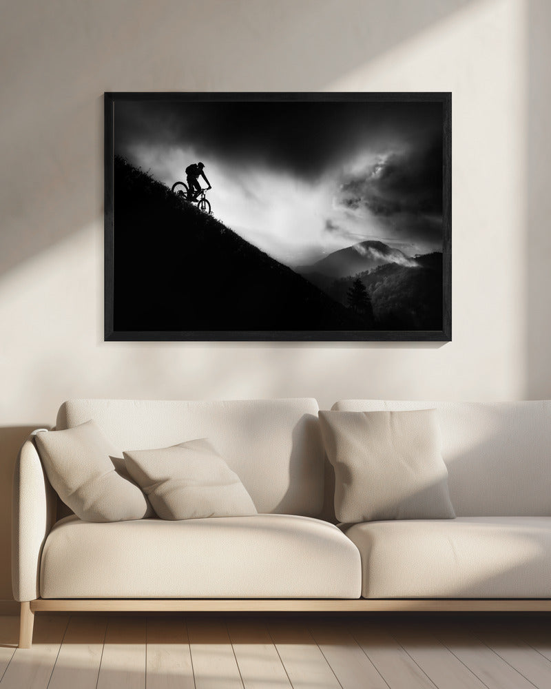 Sunrise ride - Poster / Art Print - interiör