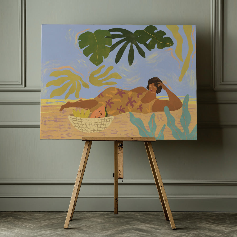 Lazyday - Poster / Art Print - interiör