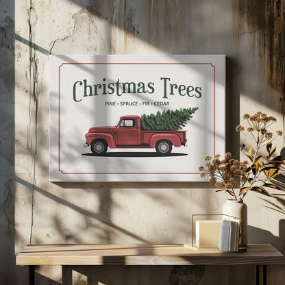 Christmas Trees - Poster / Art Print - interiör
