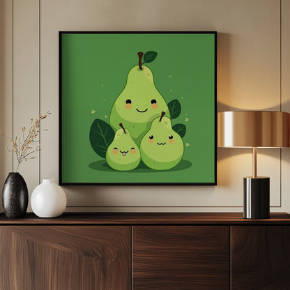 Pear Mom - Poster / Art Print - interiör