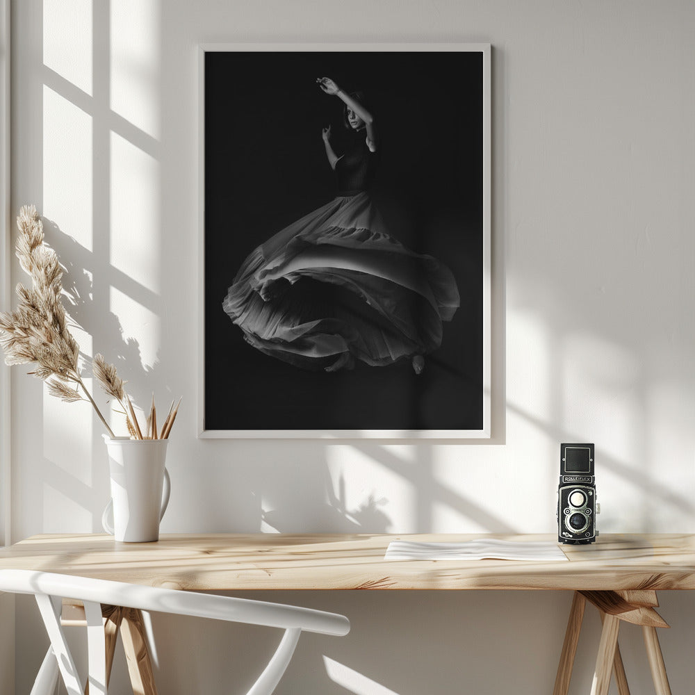 the poetry of grey - Poster / Art Print - interiör