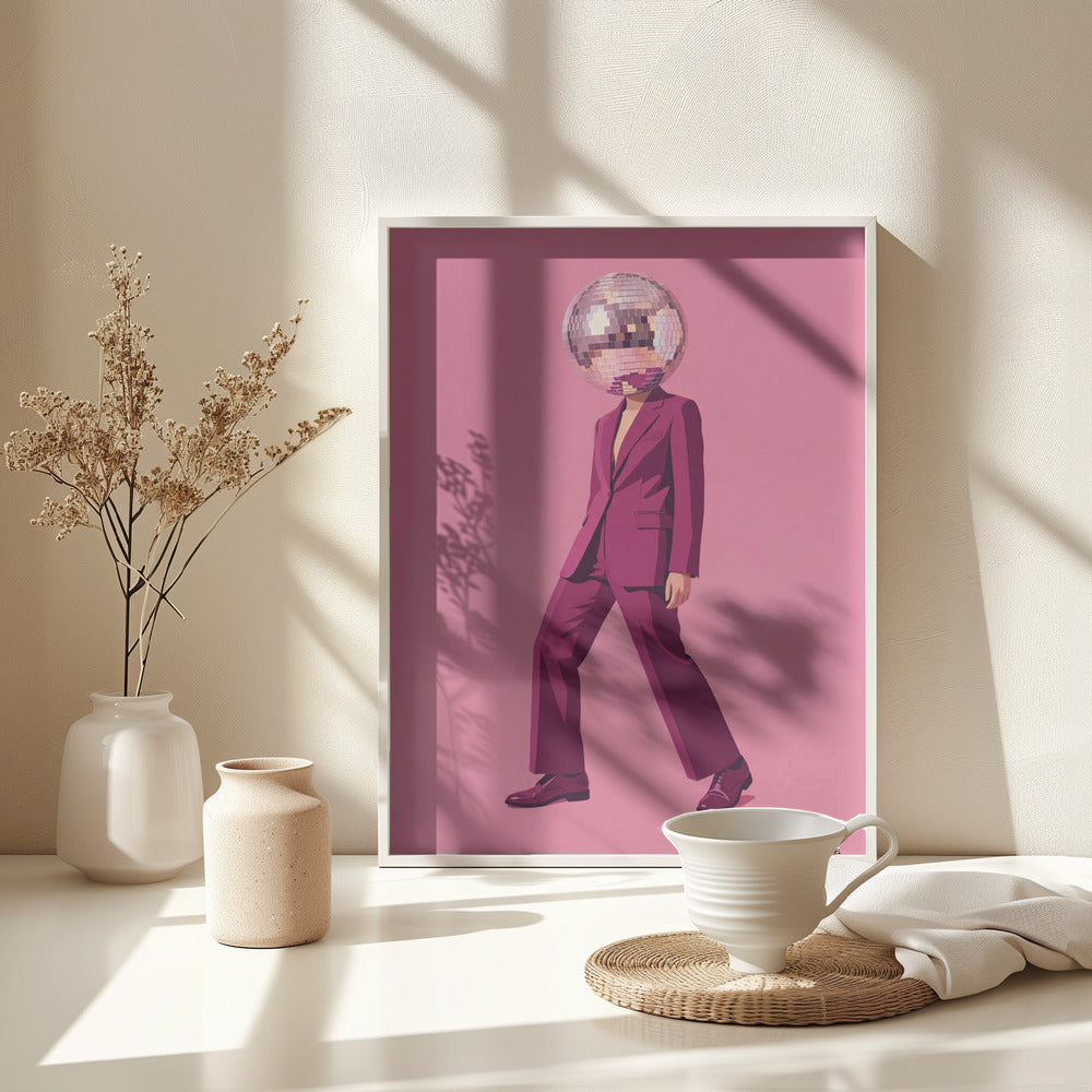 The Disco Man - Poster / Art Print - interiör