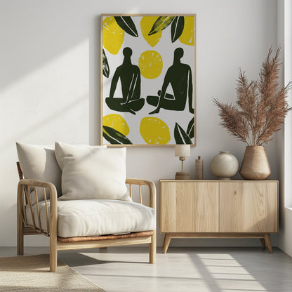 Lemon Day - Poster / Art Print - interiör