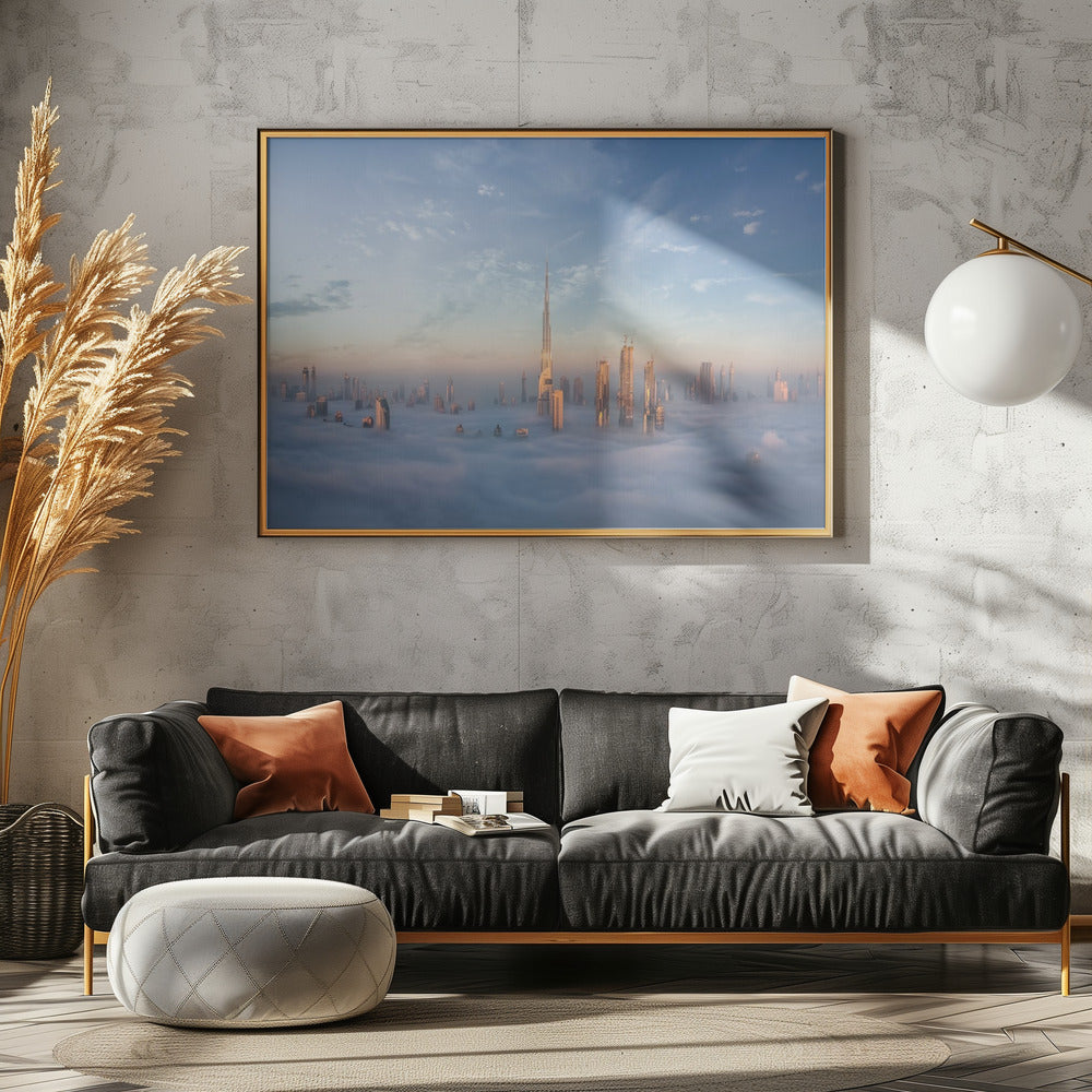 Sinking in fog - Poster / Art Print - interiör