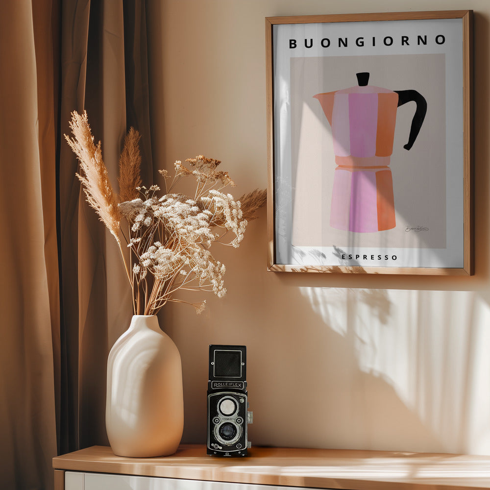 Buongiorno Espresso - Poster / Art Print - interiör