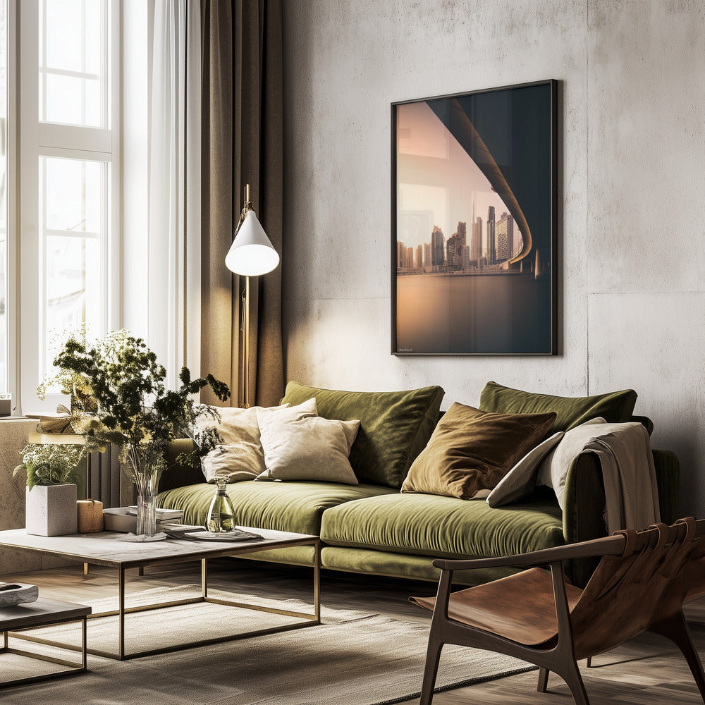 Dubai Business Bay - Poster / Art Print - interiör