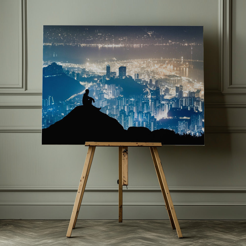 CITY WATCHER - Poster / Art Print - interiör