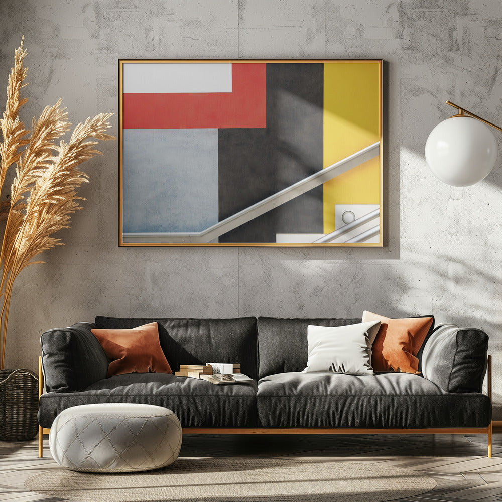 colour block - Poster / Art Print - interiör