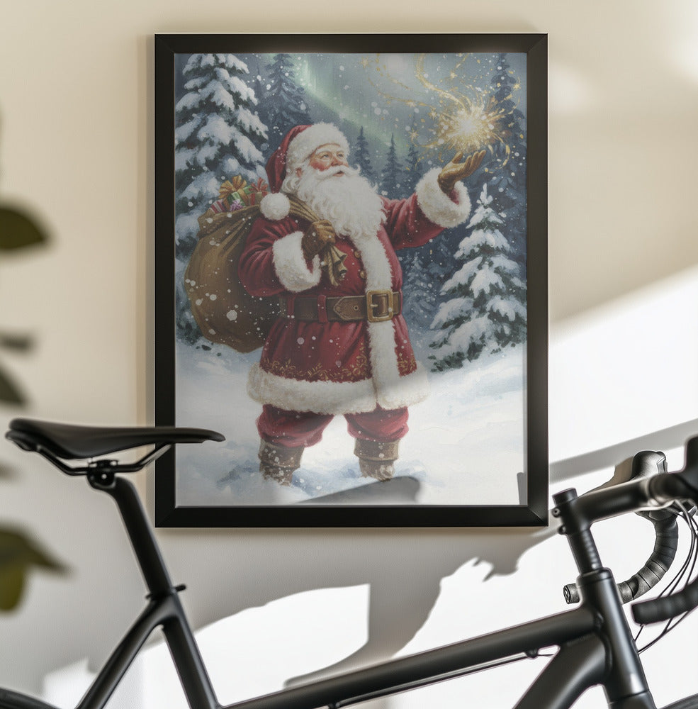 Santa Claus Magic - Poster / Art Print - interiör