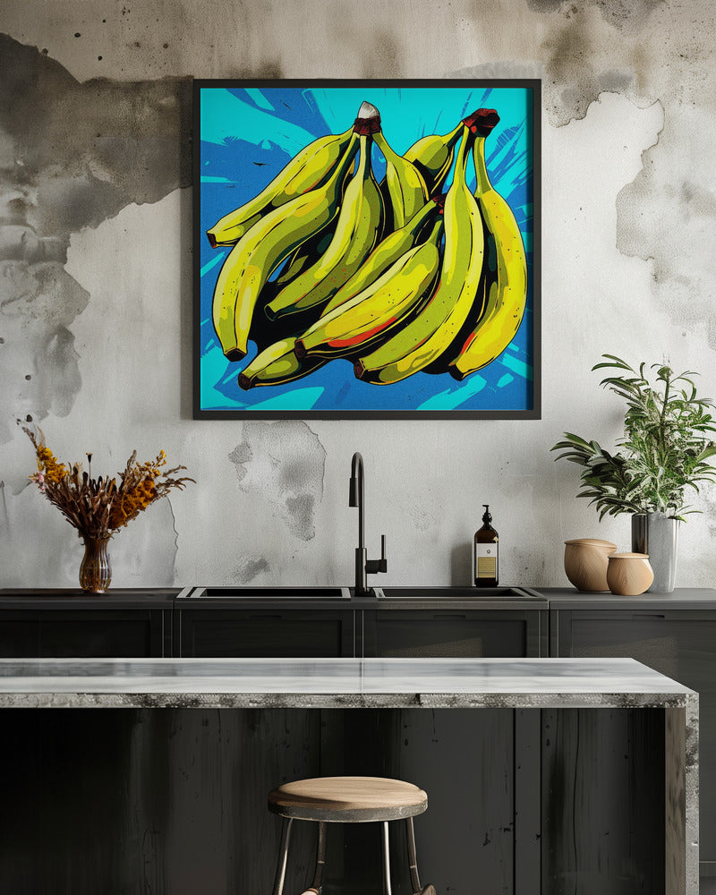 Banana Bunch - Poster / Art Print - interiör