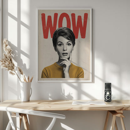 Wow - Poster / Art Print - interiör