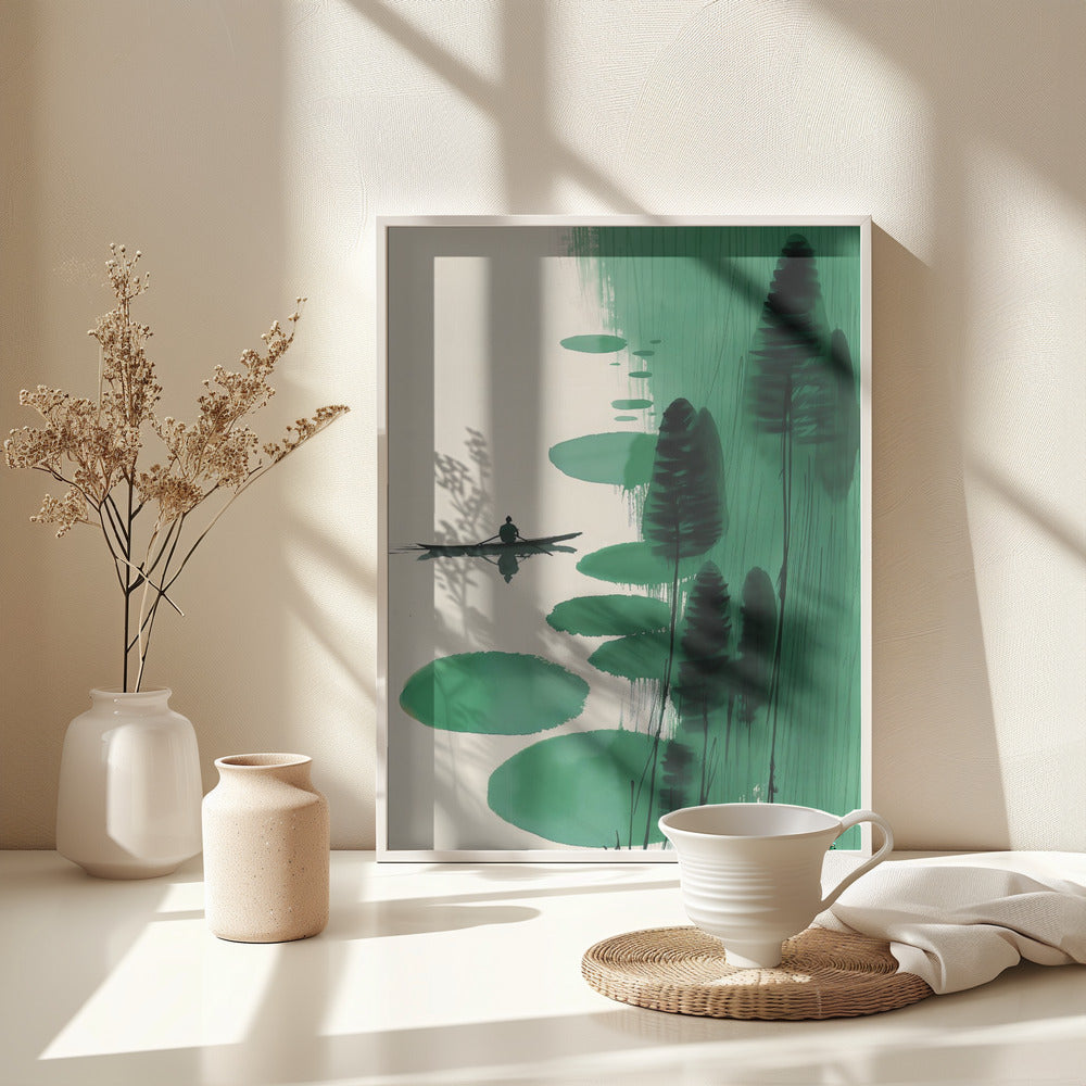 Serenity On the River - Poster / Art Print - interiör