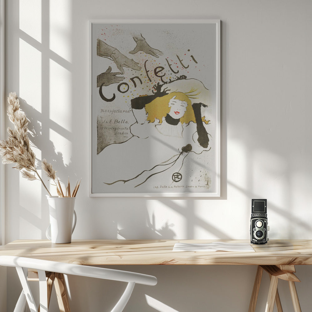 Confetti (1894) - Poster / Art Print - interiör