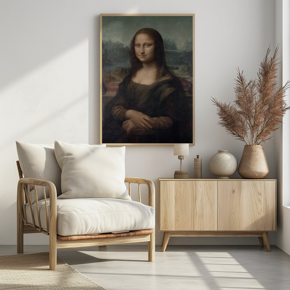 Mona Lisa Del Giocondo 1503–1506 - Poster / Art Print - interiör