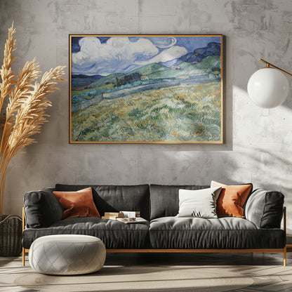 Landscape From Saint Rémy (1889) - Poster / Art Print - interiör