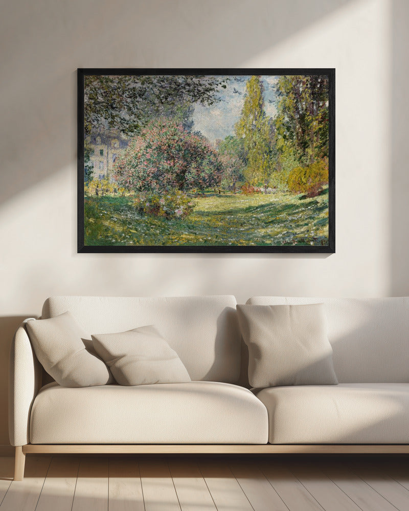 The Parc Monceau (1876) - Poster / Art Print - interiör
