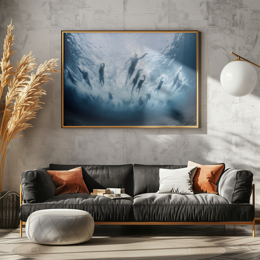Swim - Poster / Art Print - interiör