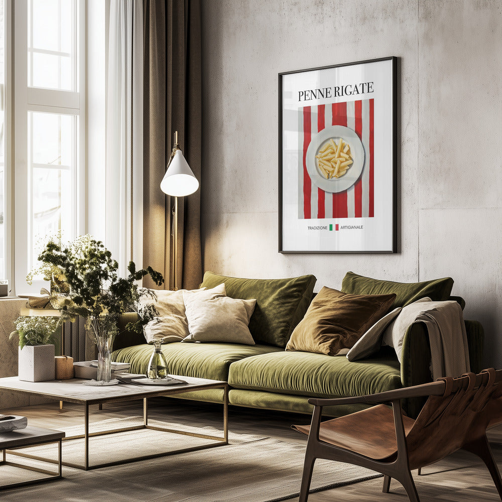 Penne Rigate - Poster / Art Print - interiör