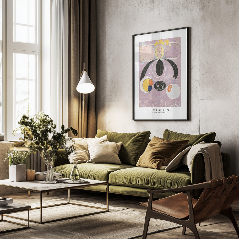 The Ten Largest No.6 Poster - Poster / Art Print - interiör