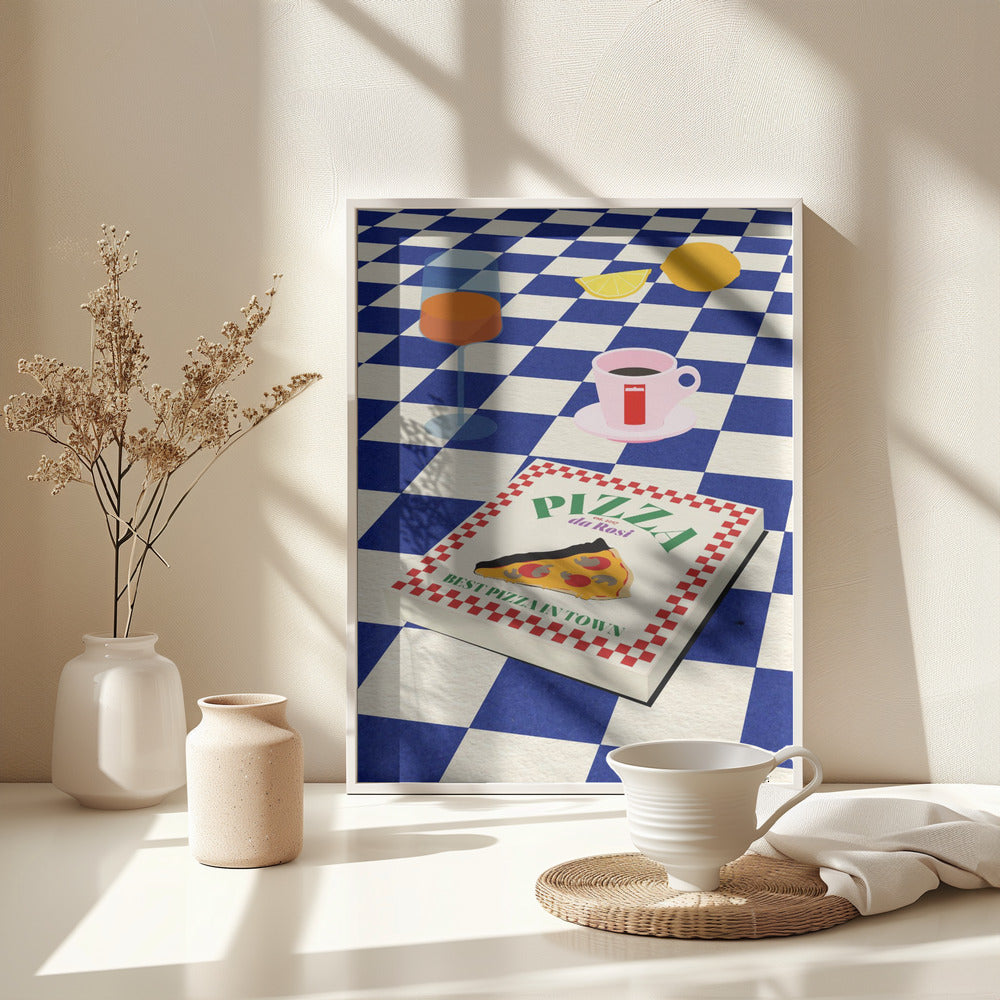 The Italian Menu - Poster / Art Print - interiör