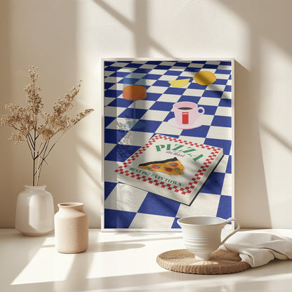 The Italian Menu - Poster / Art Print - interiör