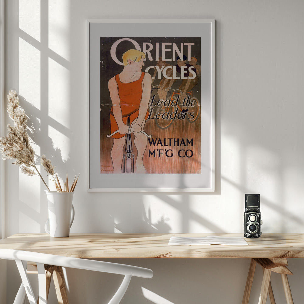 Orient Cycles Lead the Leaders - Poster / Art Print - interiör