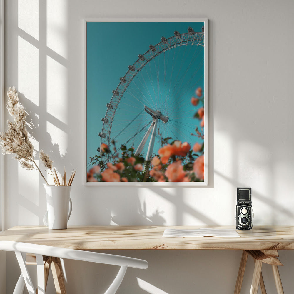 Magical London Eye - Poster / Art Print - interiör