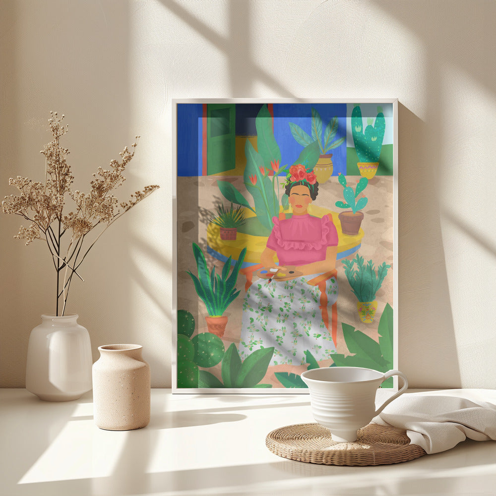 Frida - Poster / Art Print - interiör