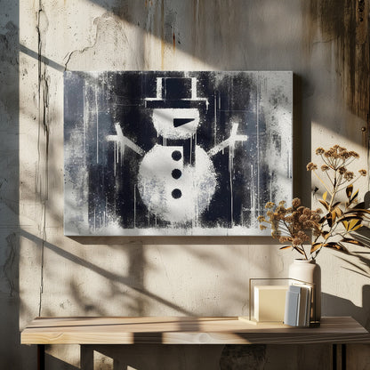 Snowman - Poster / Art Print - interiör