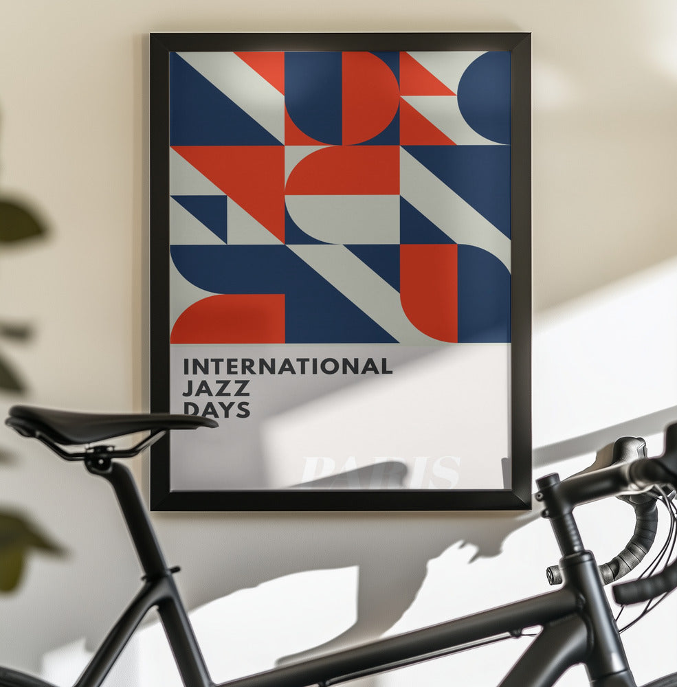 Jazz Days Paris - Poster / Art Print - interiör