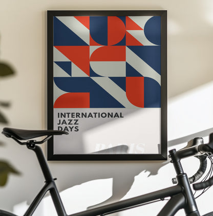 Jazz Days Paris - Poster / Art Print - interiör