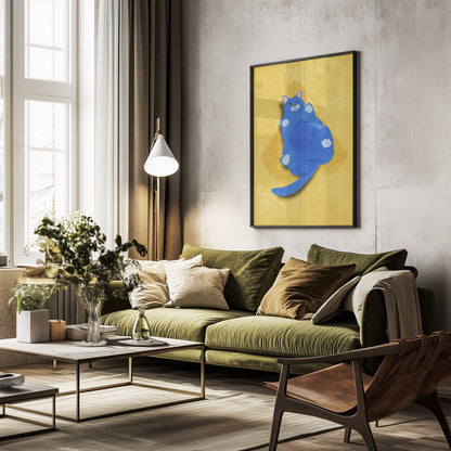 Fat Cat - Poster / Art Print - interiör