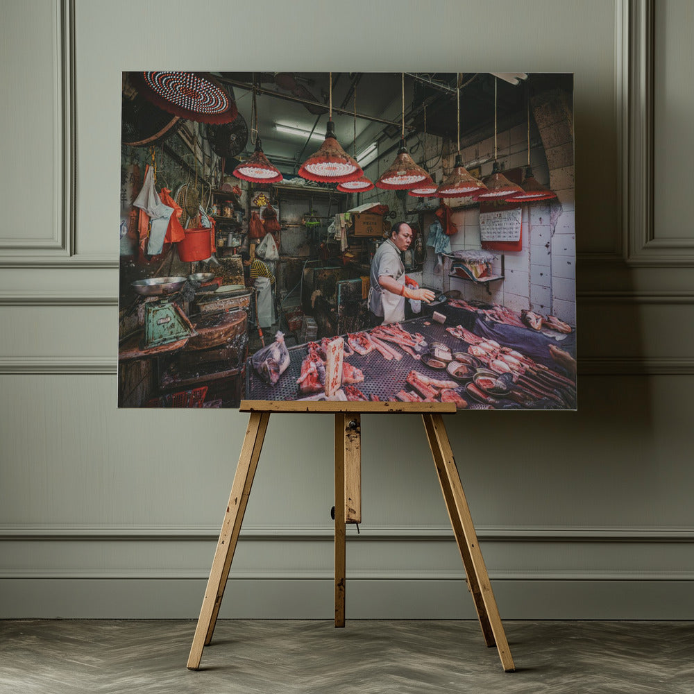 Fishmonger of HK - Poster / Art Print - interiör
