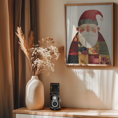 Calm Santa No 2 - Poster / Art Print - interiör