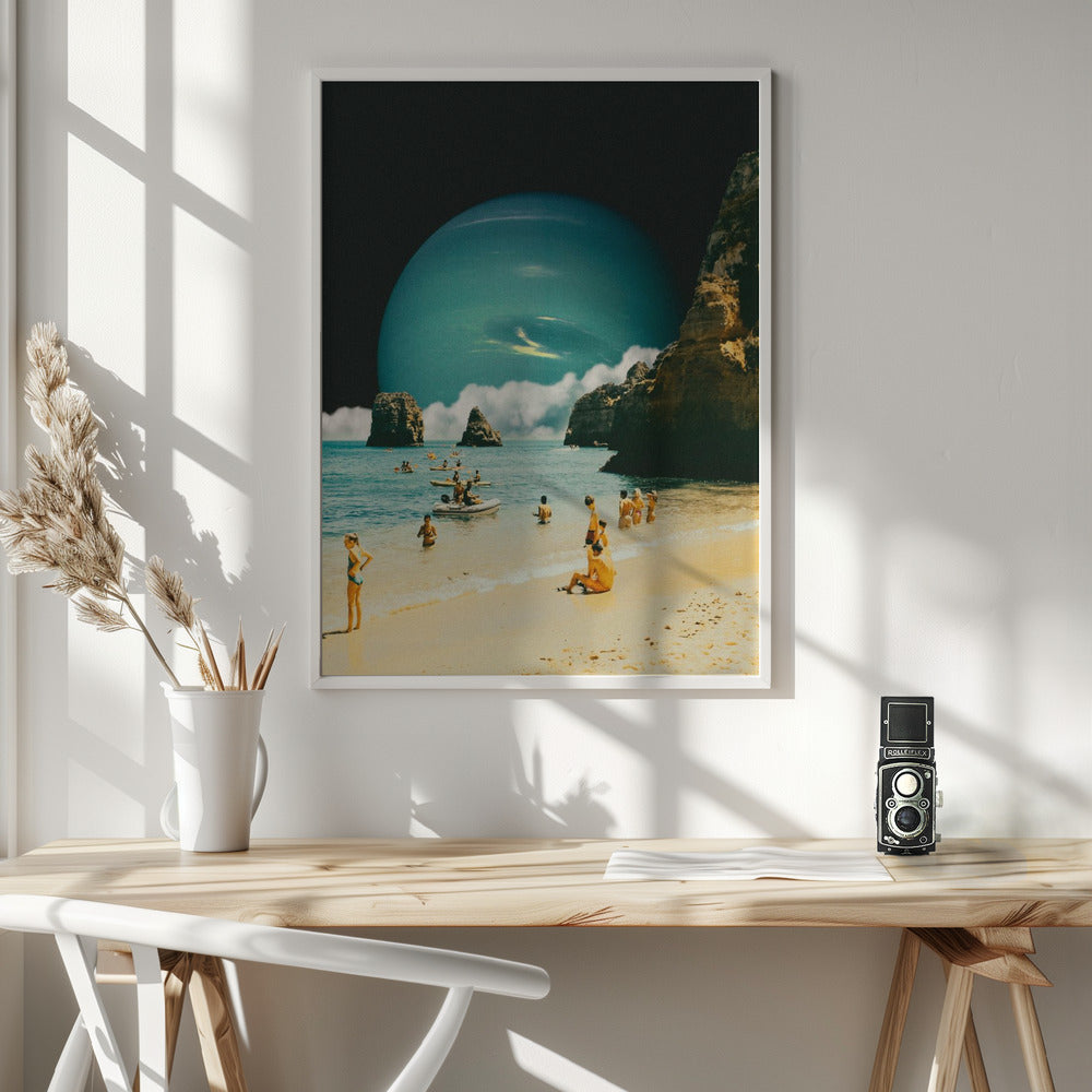 Space Beach - Poster / Art Print - interiör
