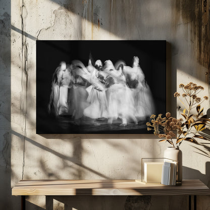 Sufi Dance in Motion - Poster / Art Print - interiör