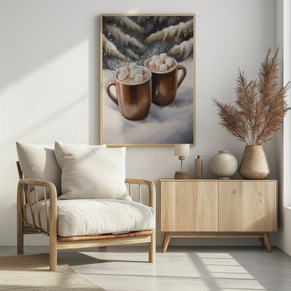 Hot Cocoa - Poster / Art Print - interiör