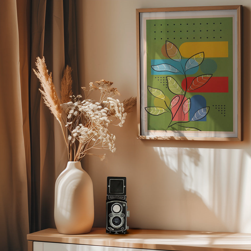 Tropical Geometry 7 - Poster / Art Print - interiör