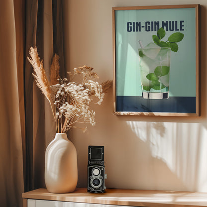 Gin Gin Mule - Poster / Art Print - interiör