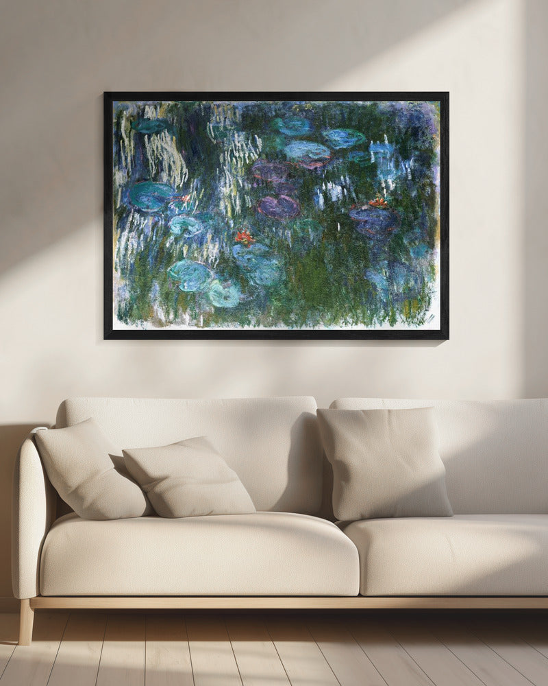 Water Lilies (1916–1919) - Poster / Art Print - interiör