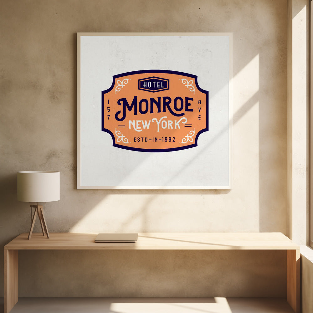 Monroe Hotel New York - Poster / Art Print - interiör