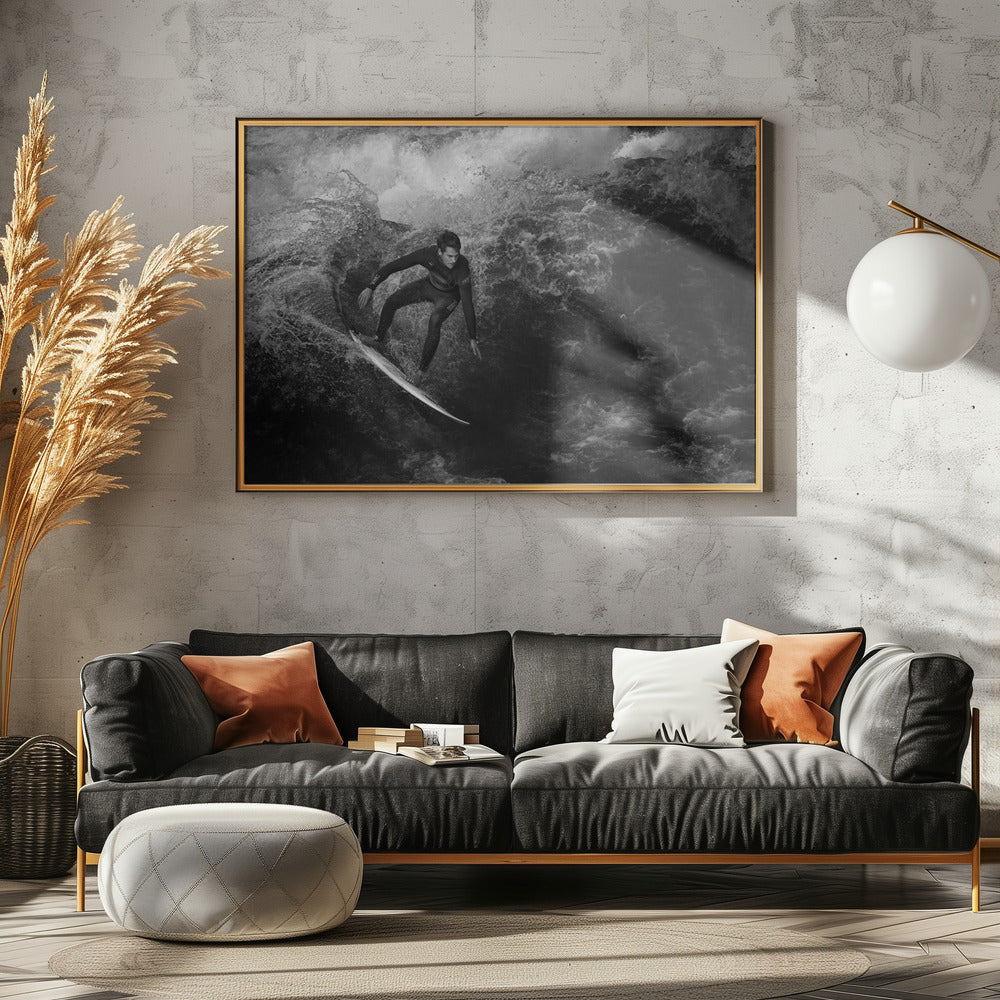 surfing to kingdom come - Poster / Art Print - interiör