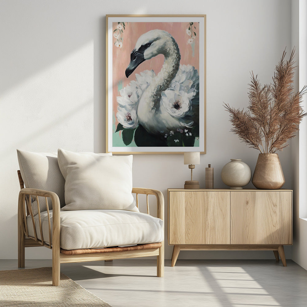 The Swan - Poster / Art Print - interiör