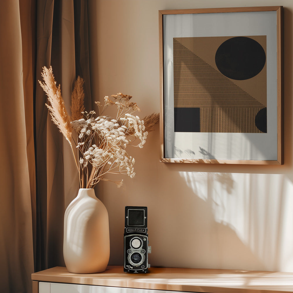 Composition X - Poster / Art Print - interiör